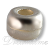 Silver spacer bead (pony bead)