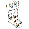 Christmas Stocking Iron On Applique
