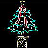 Christmas Tree Iron On Applique