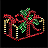 Christmas Present Iron On Applique