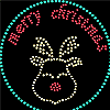 Reindeer Iron On Applique