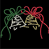 Christmas Bells Iron On Applique
