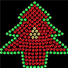 Christmas Tree Iron On Applique