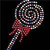 Lollipop Iron On Applique