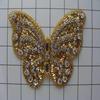 Rhinestoned & Beaded Butterfly Applique