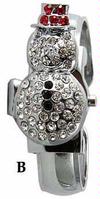 Christmas Flip Bangle Watch