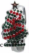 Christmas Flip Bangle Watch