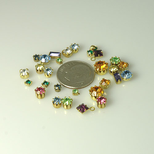 Assorted Pre-Set Rhinestones Bag