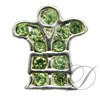 6mm Rhinestoned Charm - Swarovski Crystals