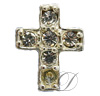 6mm Rhinestoned Charm - Swarovski Crystals