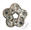 6mm Rhinestoned Charm - Swarovski Crystals
