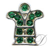 6mm Rhinestoned Charm - Swarovski Crystals
