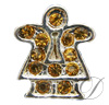 6mm Rhinestoned Charm - Swarovski Crystals
