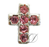 6mm Rhinestoned Charm - Swarovski Crystals