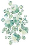 SWAROVSKI 4328 Xilion Pear Rhinestones Chrysolite Opal