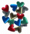 Iron on Nailhead Hearts