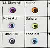 PRECIOSA MACHINE CUT Rhinestone Color Chart