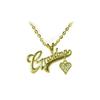Grandma Necklace With Dangling Heart