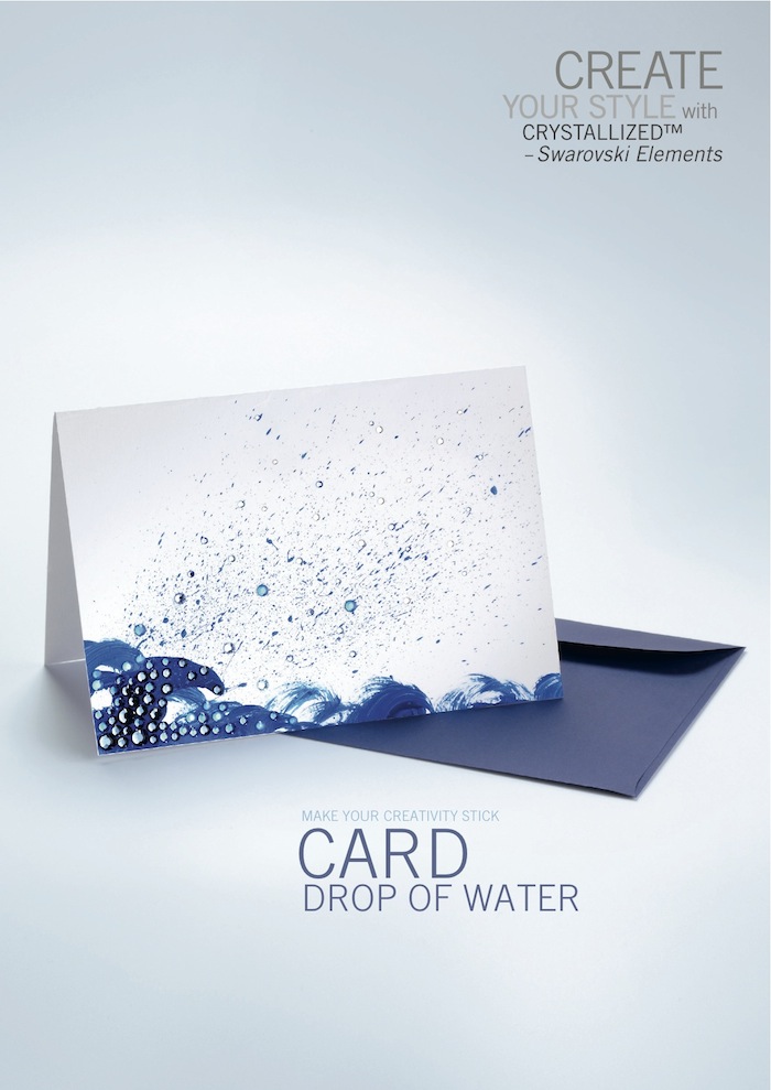 Card Drop Of Water by SWAROVSKI™