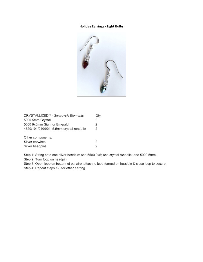 Holiday Earrings by SWAROVSKI™