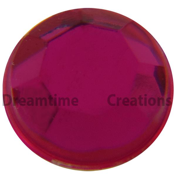 Assorted Colors Flat Back Acrylic Round Gems 4 Sizes Plastic Rhinestones  for Crafts & Embelishments Costume Cosplay Jewels in Bulk 570PCS 